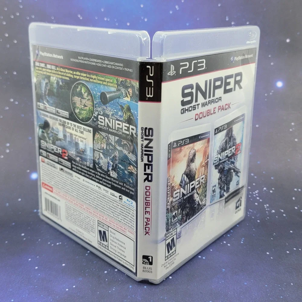 Sniper Ghost Warrior Double Pack PS3 Playstation 3 1 & 2 Bundle BLUS-82003